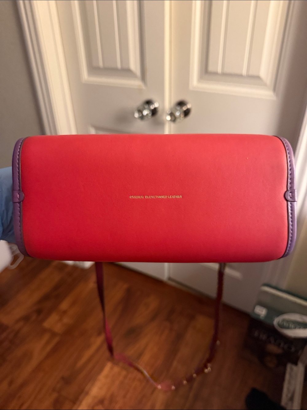 Coach Zip Dome Crossbody Bag Multi color (Red & Purple) - Picture 13 of 13